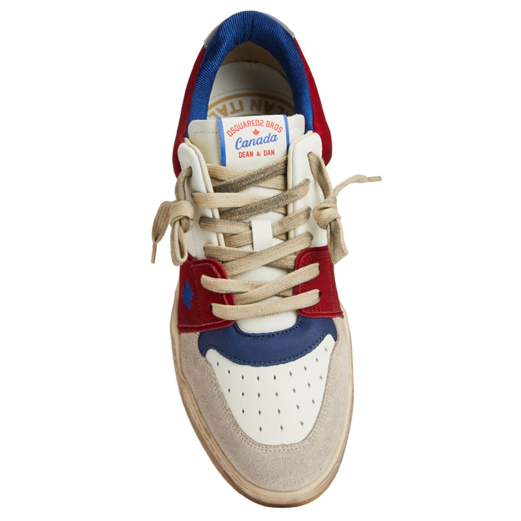 Dsquared2 Suede Spiker Sneaker Red — view 4