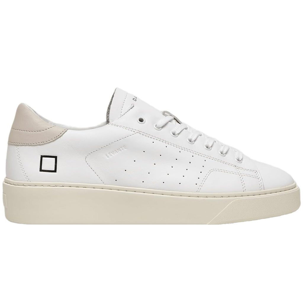 D.A.T.E. Leather Levante Calf White Army