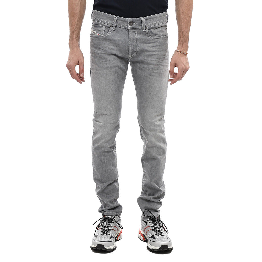 Diesel Denim Sleenker-X Skinny Jeans In Slightly Elastic Gray — view 2