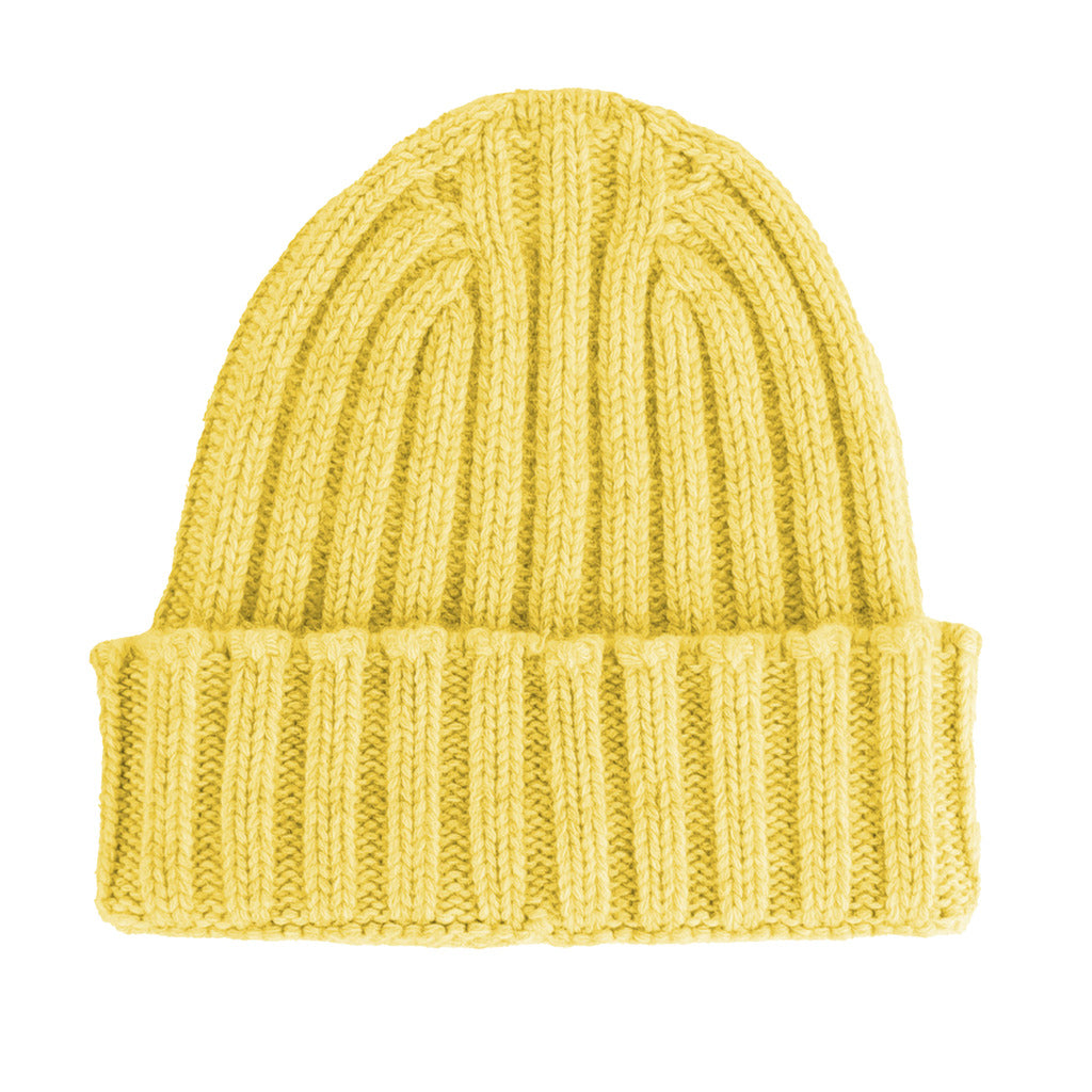100% Cashmere Beanie In Cashmere — view 2
