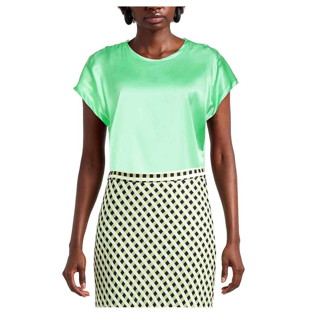 Pinko Silk Farida Blusa Verde — view 2
