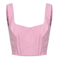 Pinko Linen Titone Top Rosa