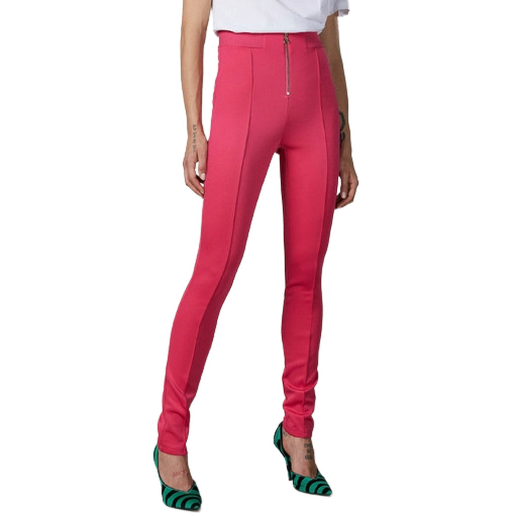 Patrizia Pepe Trousers Elasticizzati Fuchsia