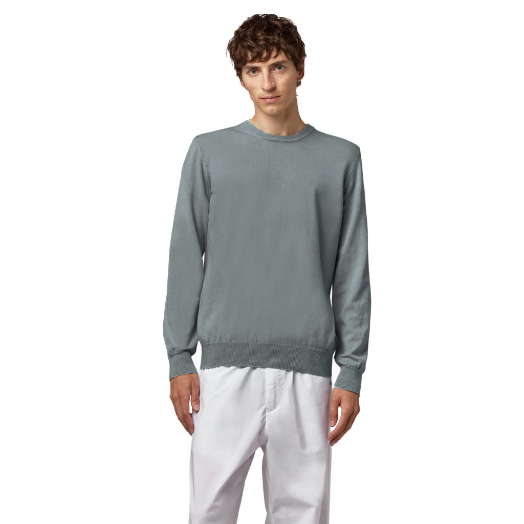 Alpha Studio Cotton Sweater Asphalt Grey