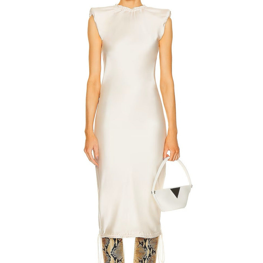 The Attico Dress Color Latte