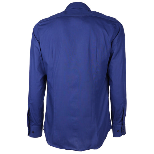 100% Milano Cotton Shirt Blue — view 2