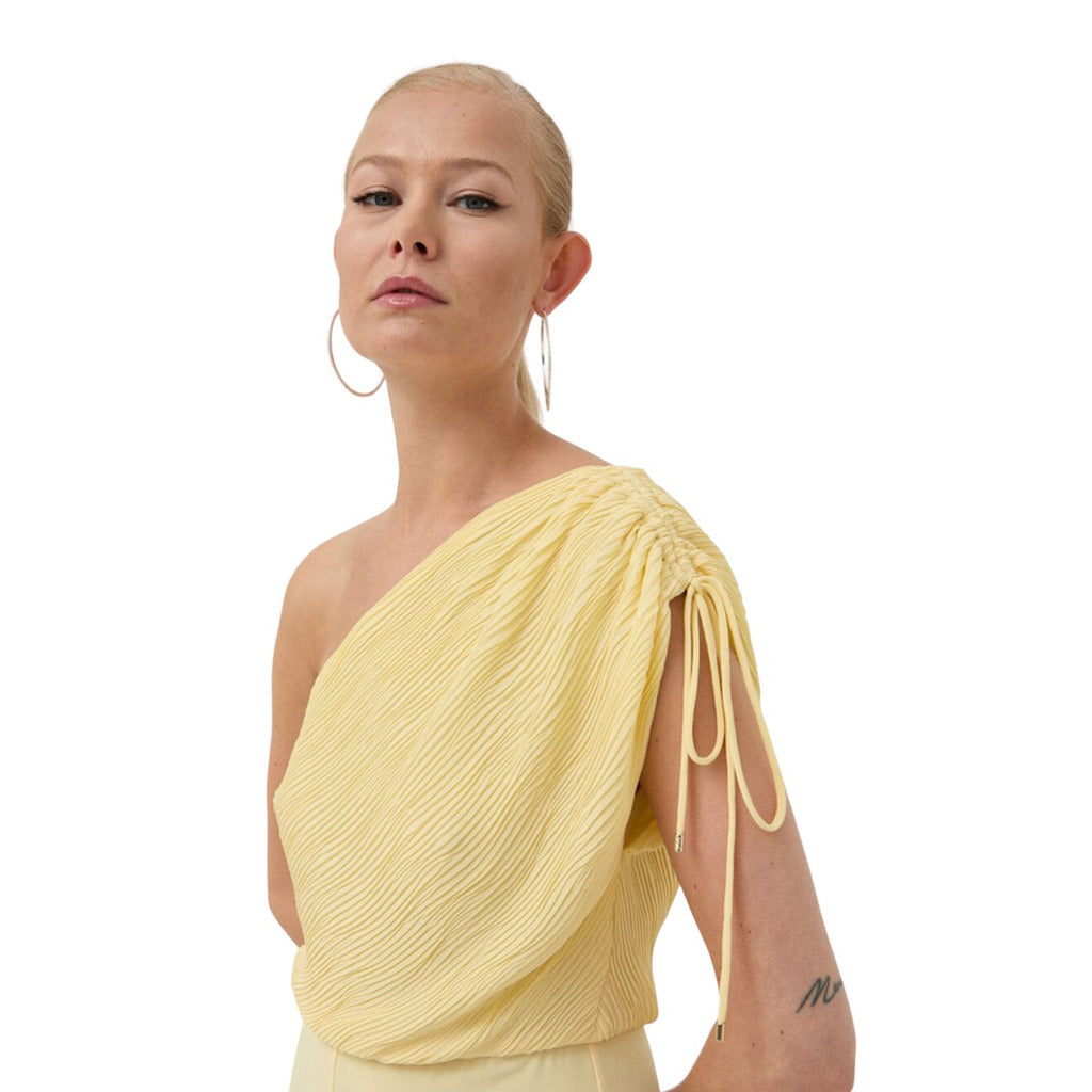Patrizia Pepe Viscose Tuta Clarity Yellow — view 4