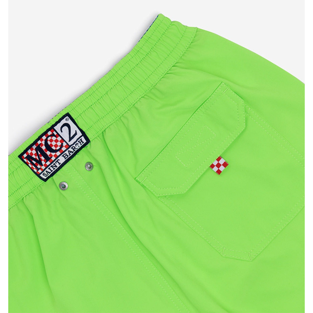 Mc2 Saint Barth Polyester Swim Shorts Green — view 4