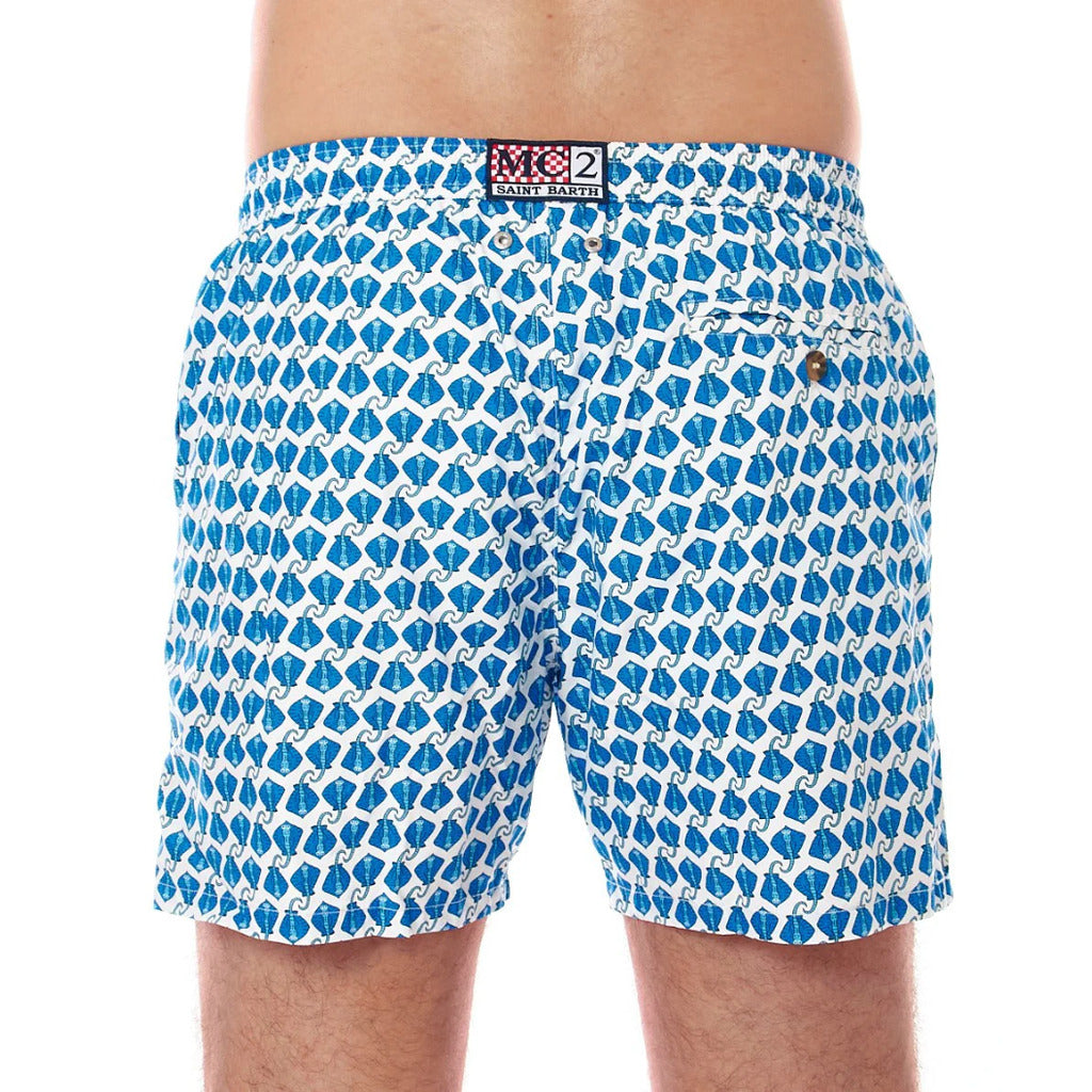 Mc2 Saint Barth Polyester Swimwear - Lig0003-06779D-Azzurro Light Blue — view 2