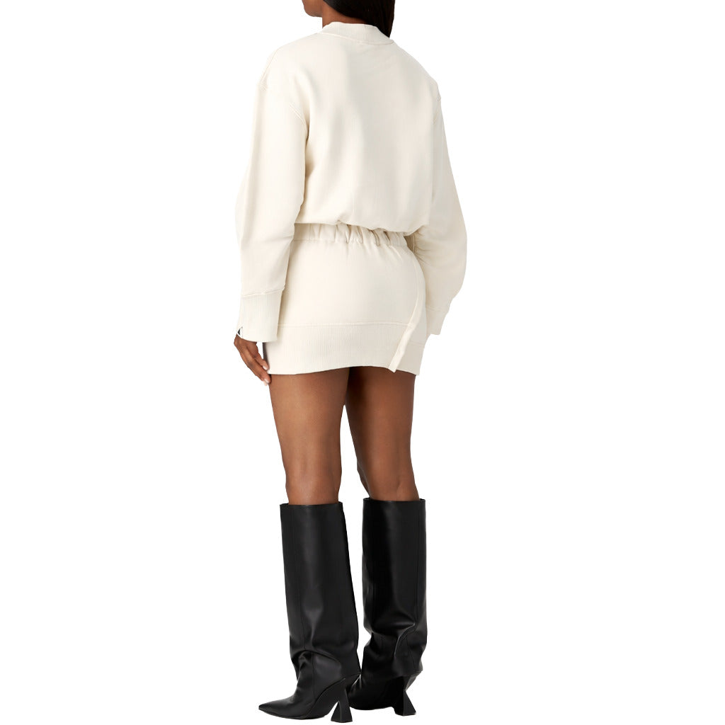 The Attico Dress Corto Cream — view 2