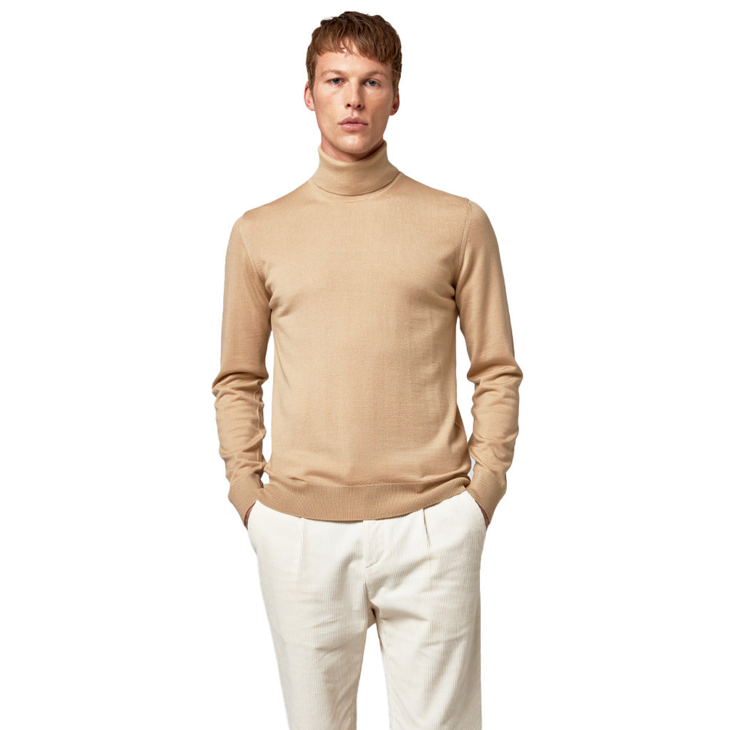 Alpha Studio Cashmere Sweater Dolcevita Beige — view 2