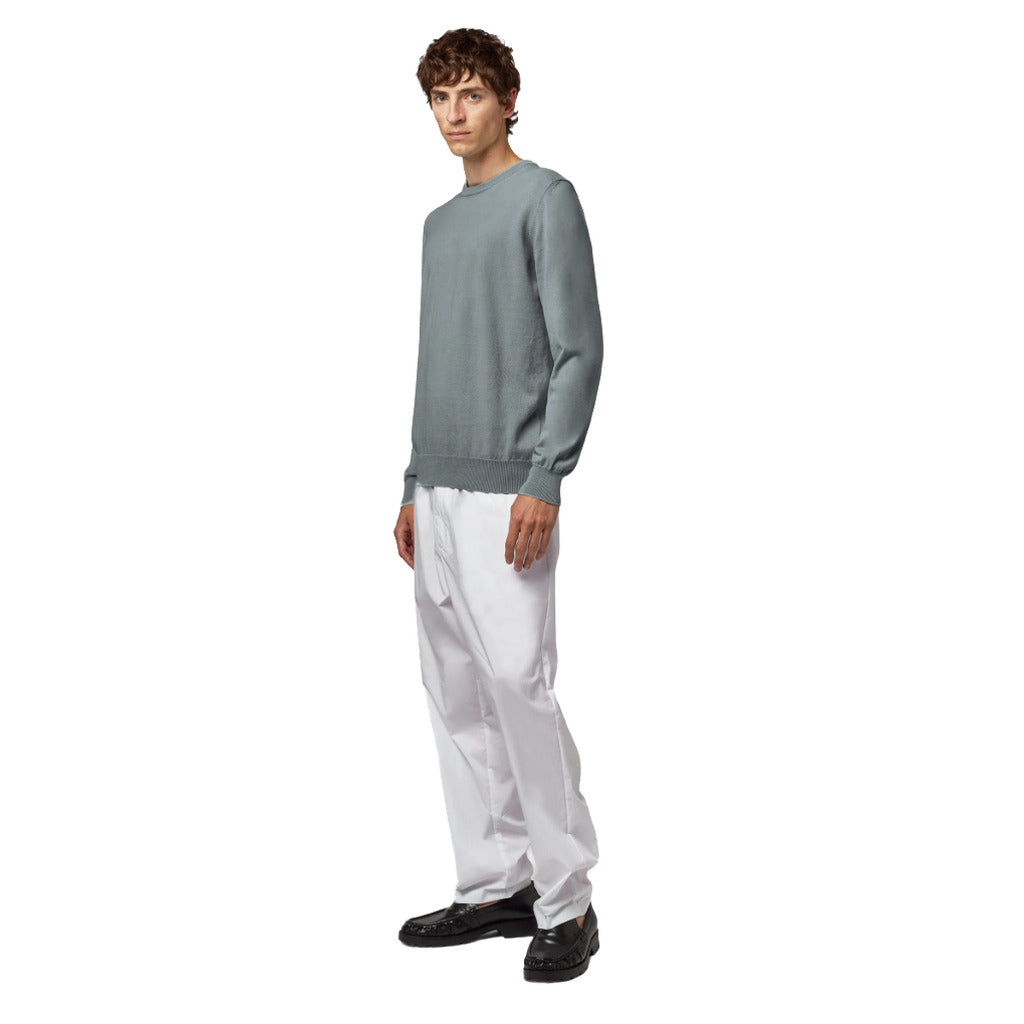 Alpha Studio Cotton Sweater Asphalt Grey — view 4
