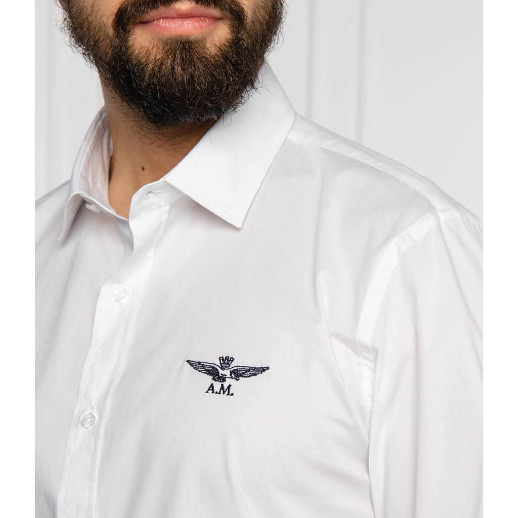 Aeronautica Militare Cotton Shirt White — view 3
