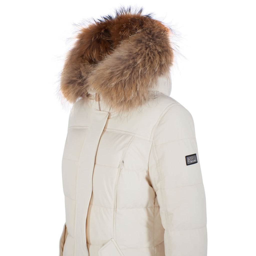 Yes Zee Fur Down Jacket Lungo Panna — view 3