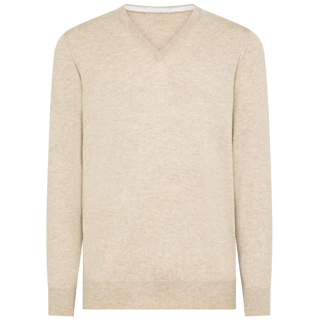 Emilio Romanelli Cashmere Sweater Beige — view 2