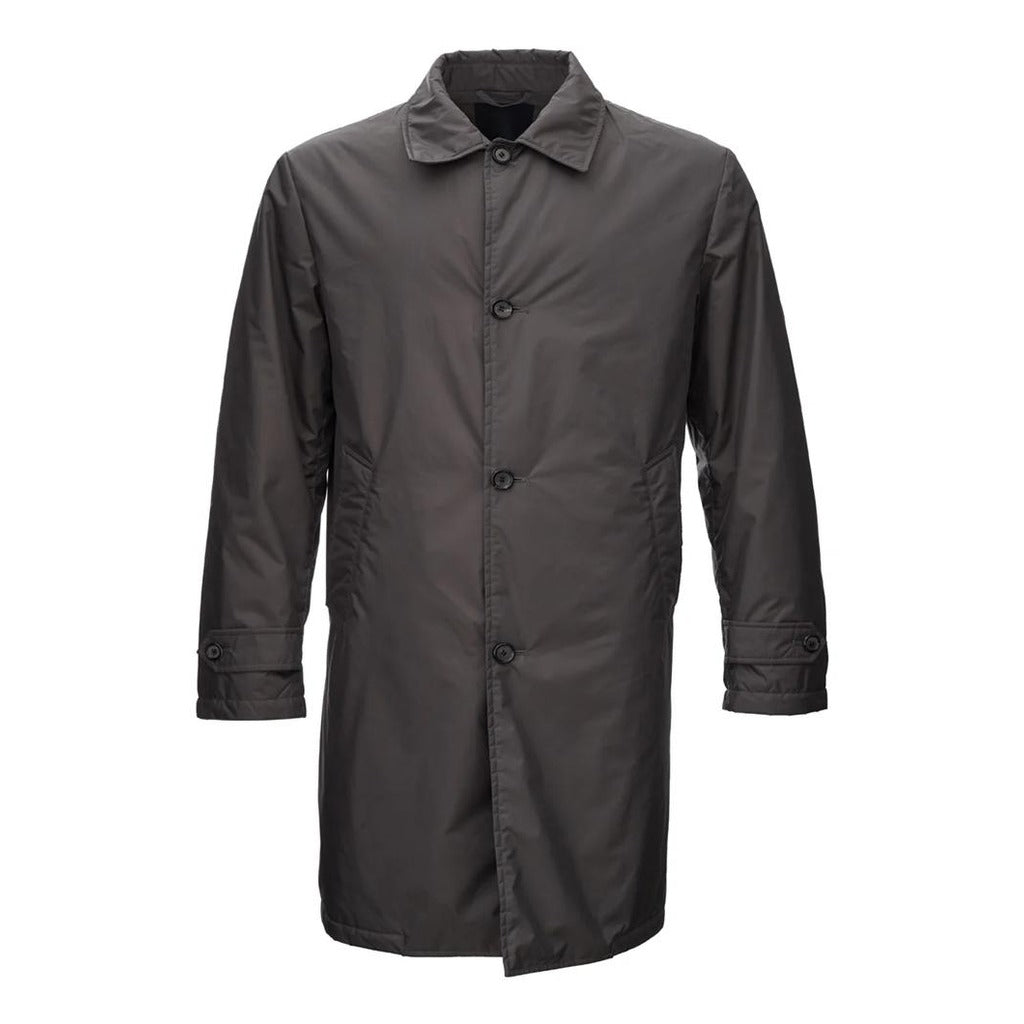 Add Long Brown Trench Coat With Thermal Ping — view 2