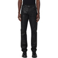 Victory Gate Leather Jeans Neri Black