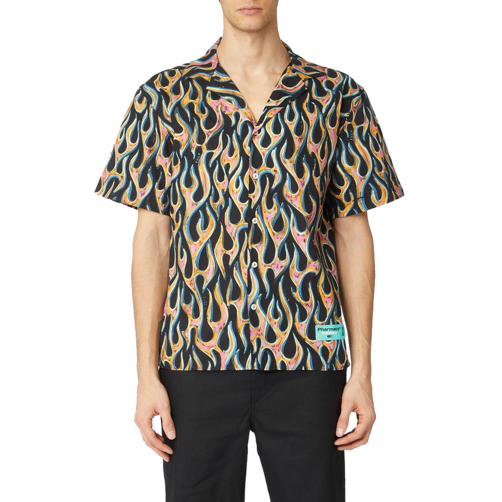 Pharmacy Industry Cotton Shirt Print Astratta — view 3