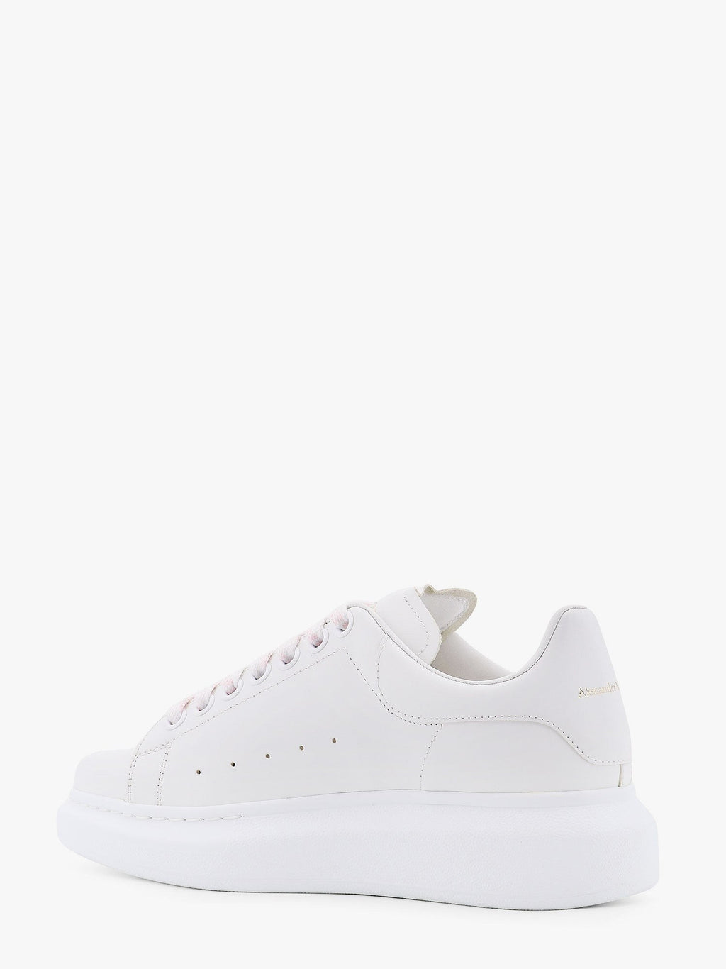 Alexander Mcqueen Larry leather sneakers with logo detail on the back