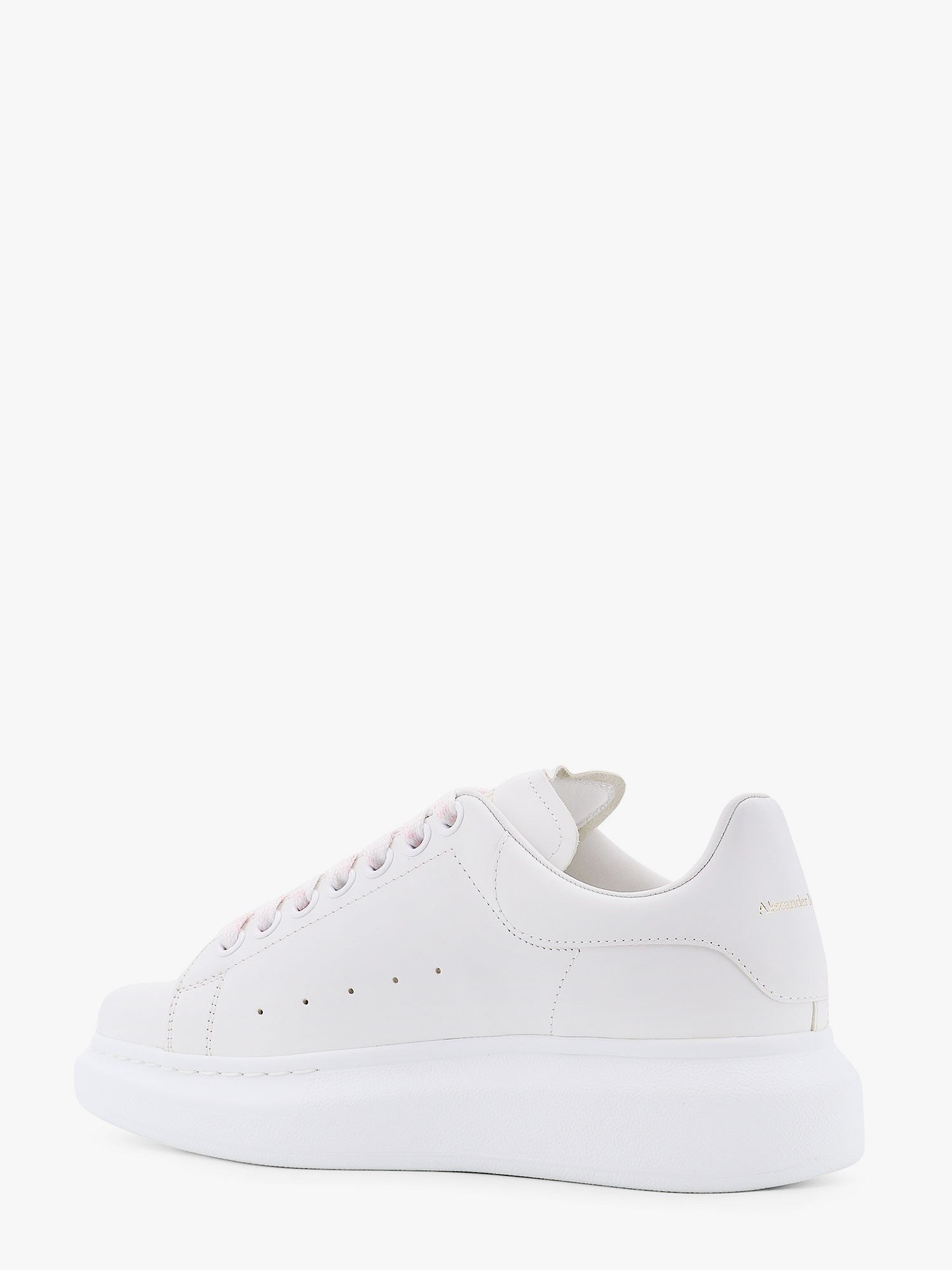 Alexander Mcqueen Larry leather sneakers with logo detail on the back