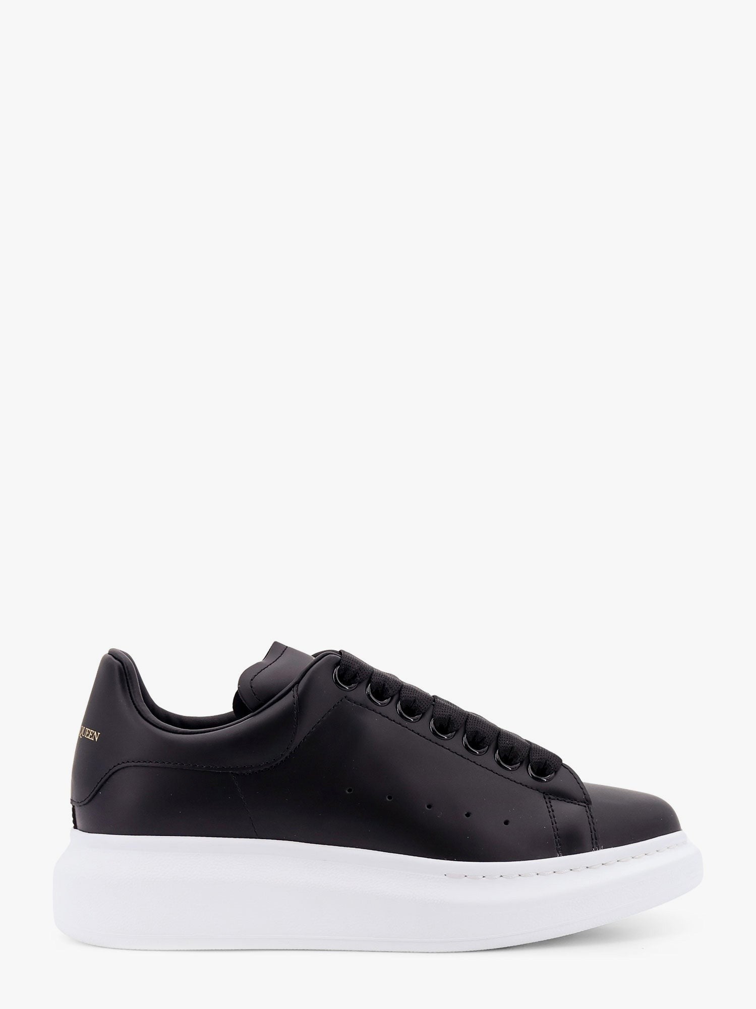 Alexander Mcqueen Larry leather sneakers with logo detail on the back