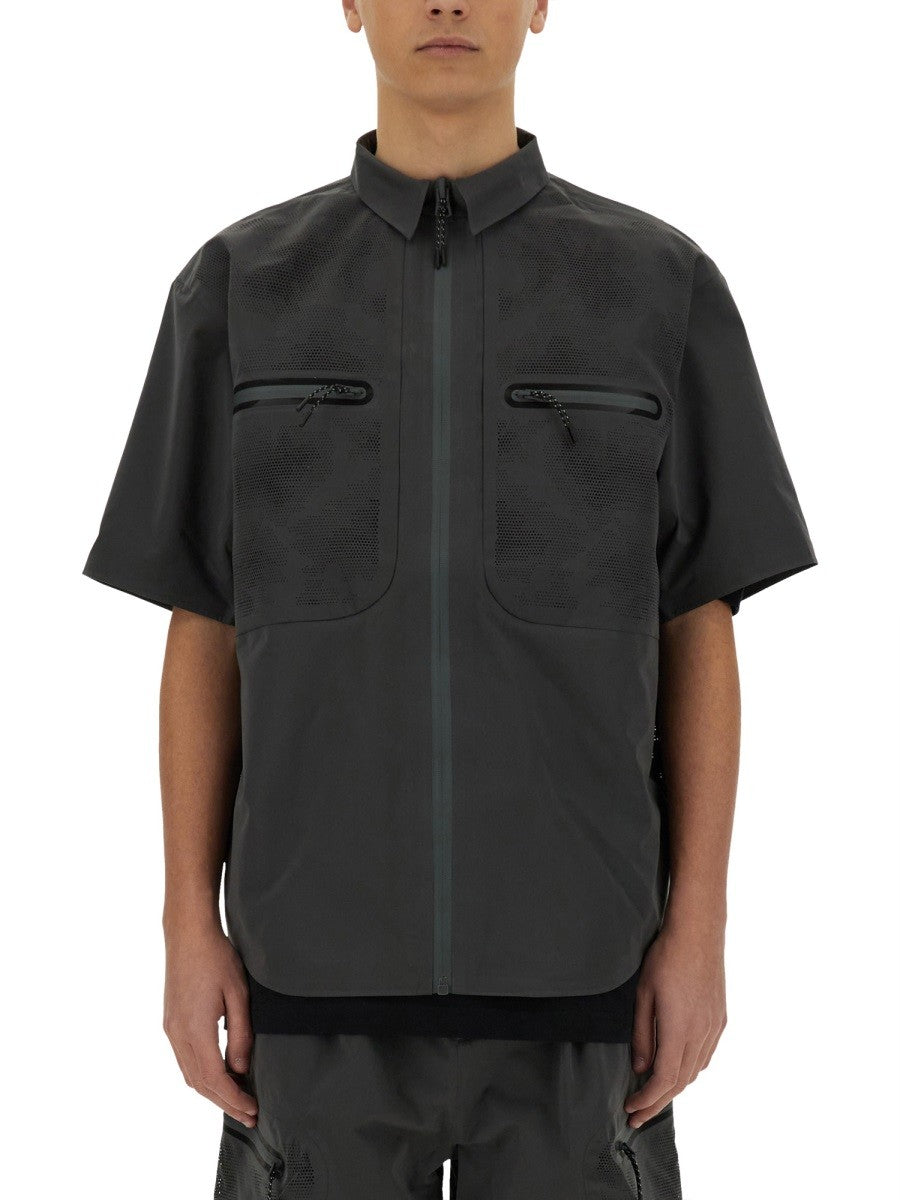 ALPHA INDUSTRIES LASER CUT SHORT SLEEVE SHIRT