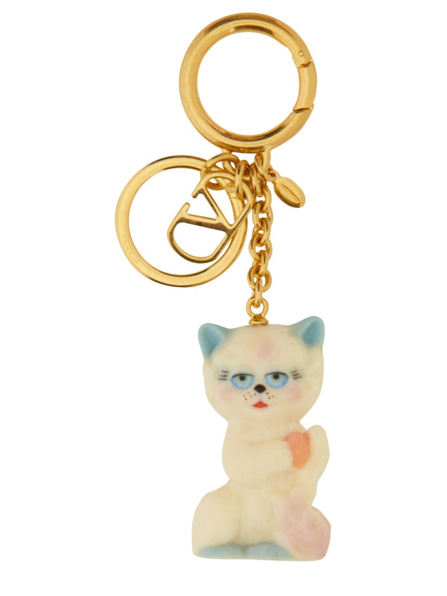 Valentino Garavani "LE CHAT DE LA MAISON" KEYCHAIN