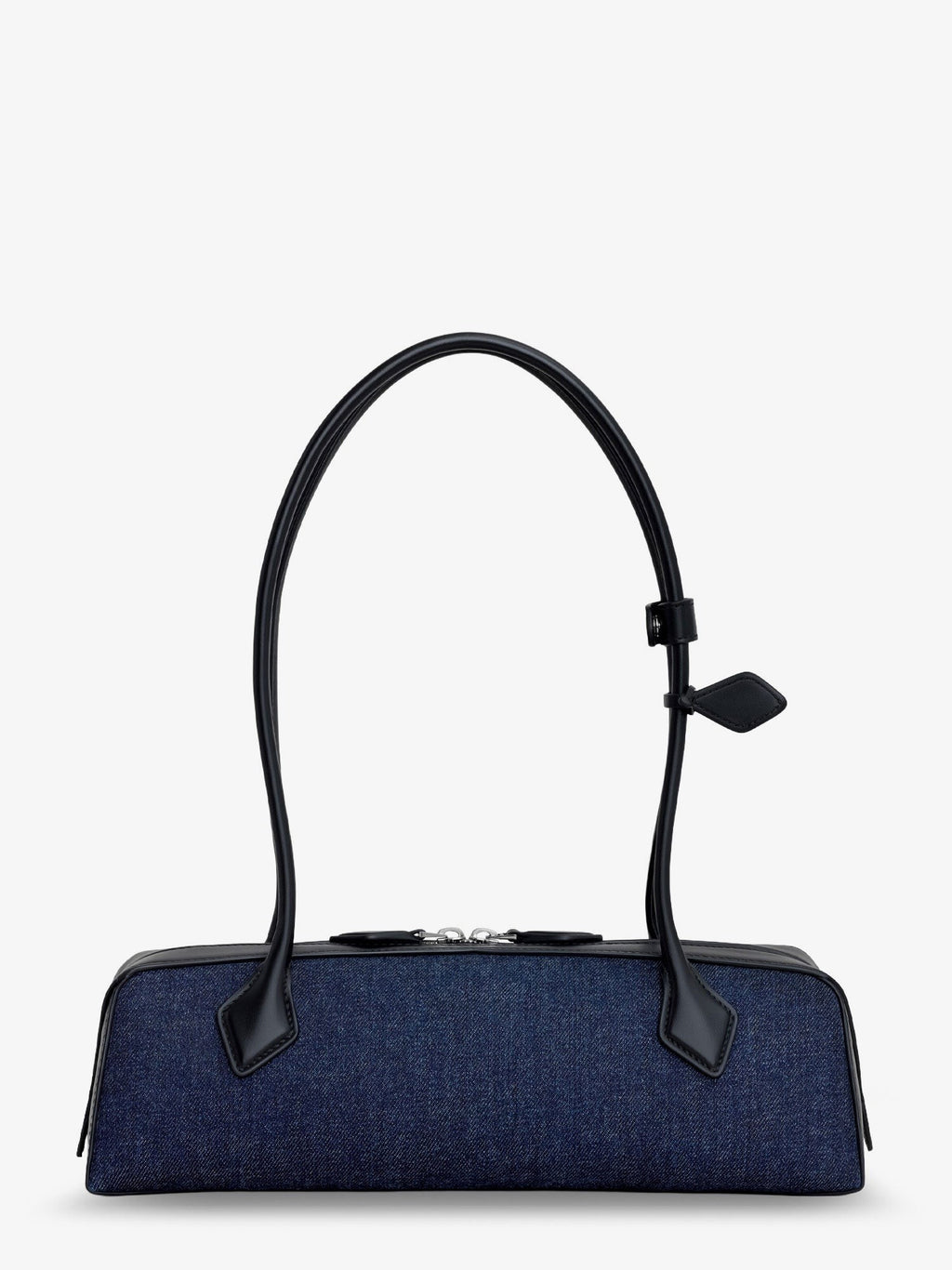 ALAIA Le Teckel denim shoulder bag