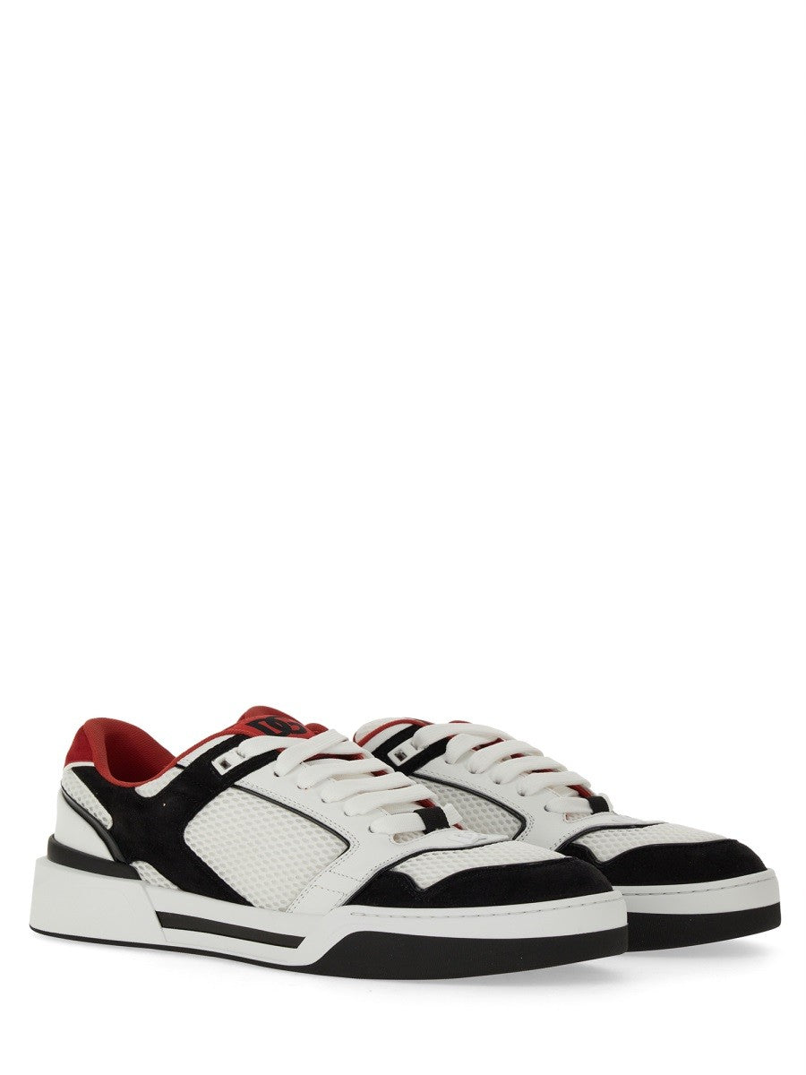 Dolce & Gabbana LEATHER AND MESH SNEAKER
