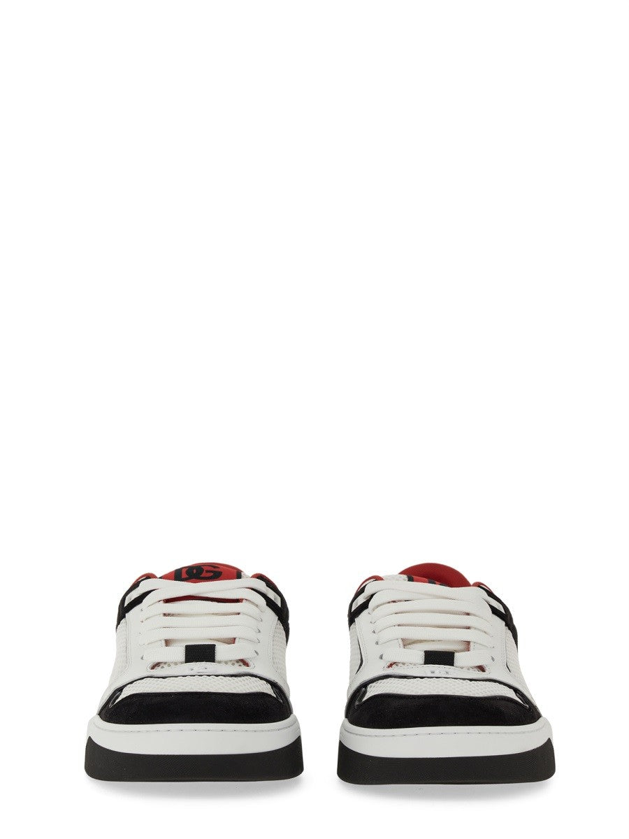 Dolce & Gabbana LEATHER AND MESH SNEAKER