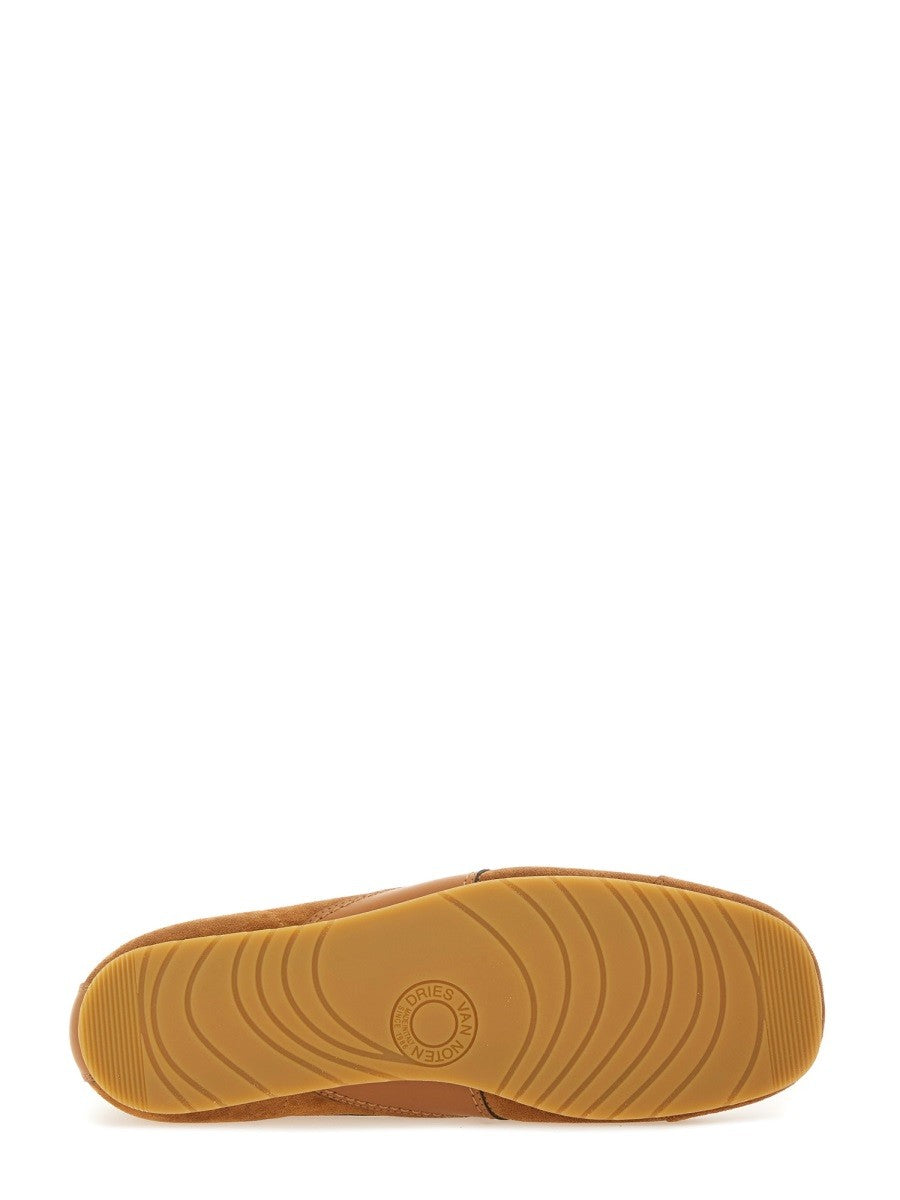 Dries Van Noten LEATHER AND SUEDE SNEAKER