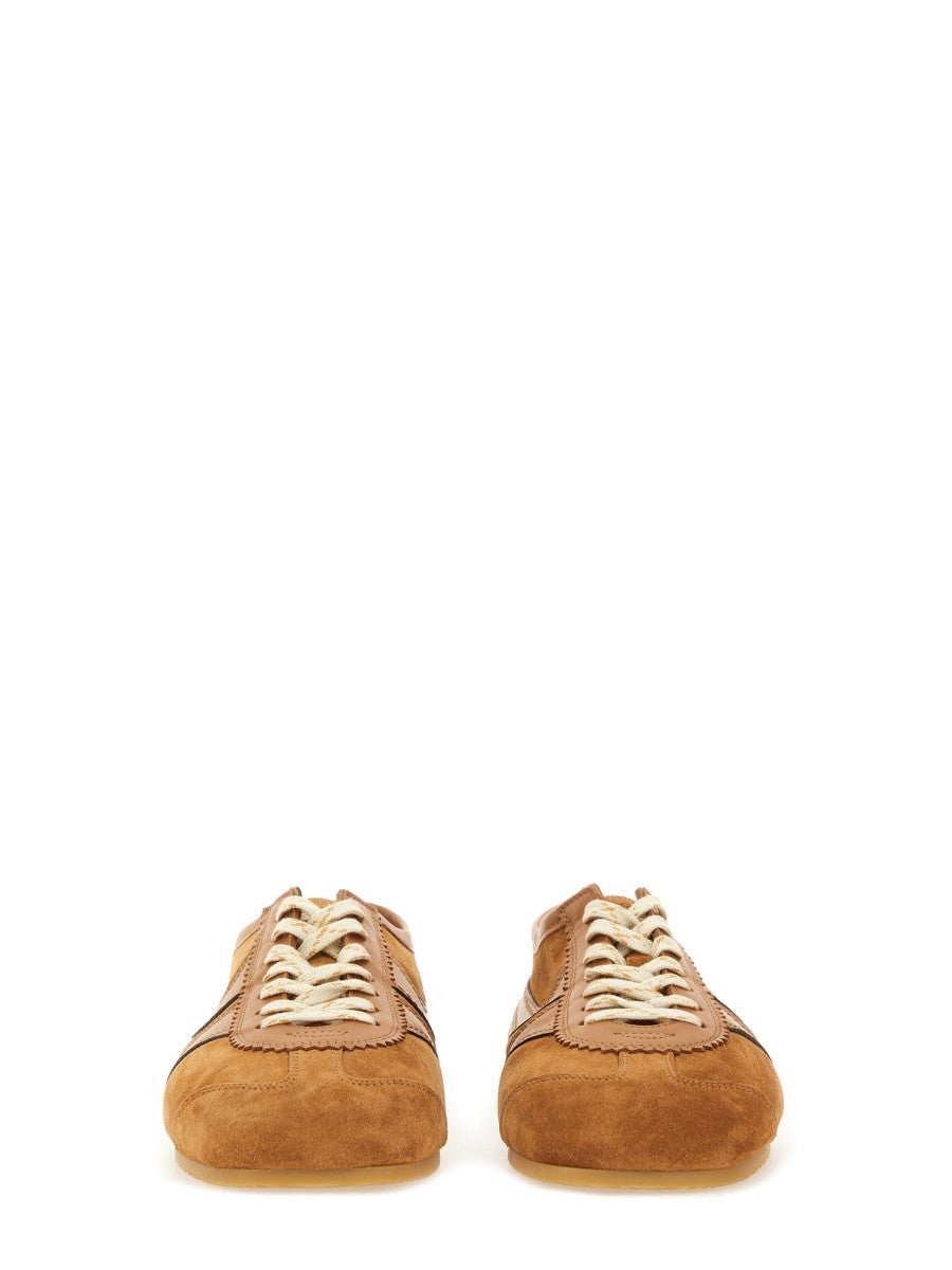 Dries Van Noten LEATHER AND SUEDE SNEAKER