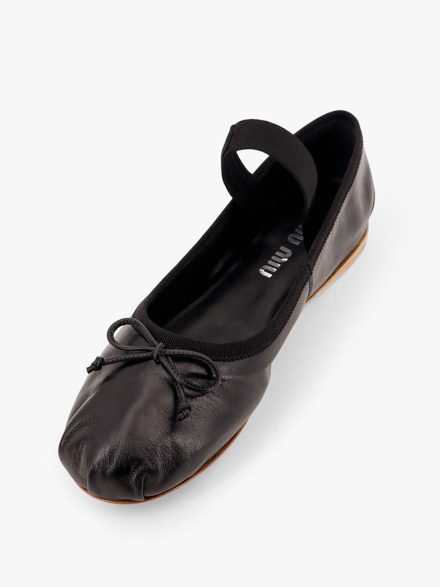 Miu Miu Leather Ballerinas