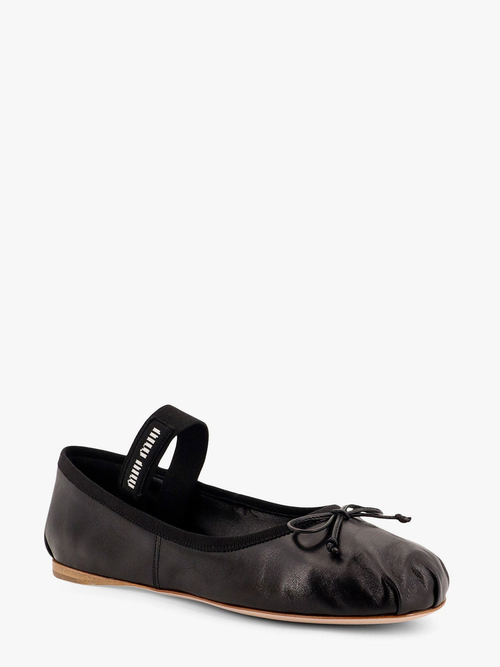 Miu Miu Leather Ballerinas