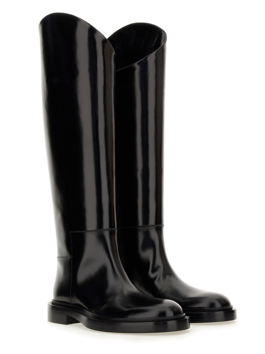 JIL SANDER LEATHER BOOT