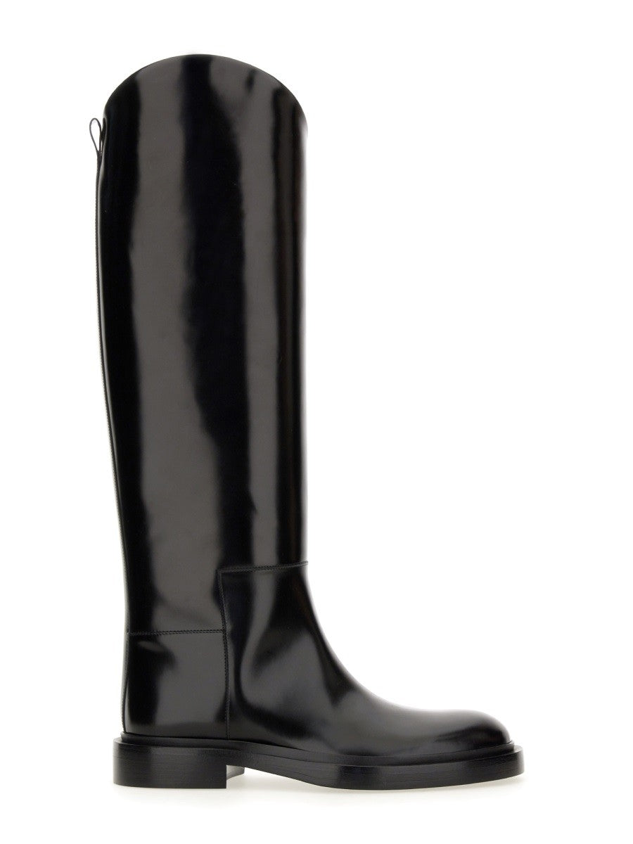 JIL SANDER LEATHER BOOT