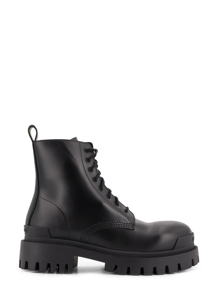 Balenciaga Leather boots with maxi rubber sole