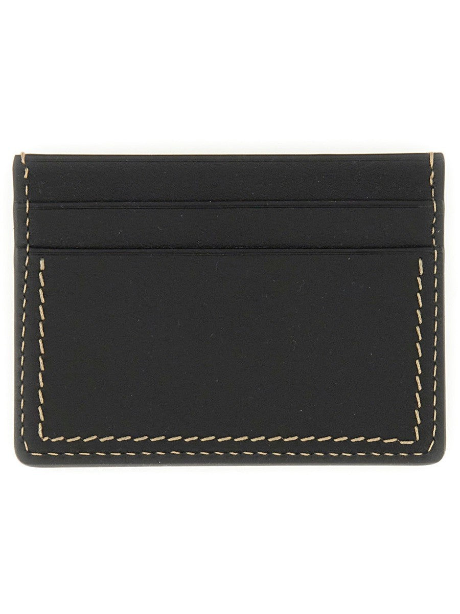 JIL SANDER LEATHER CARD HOLDER