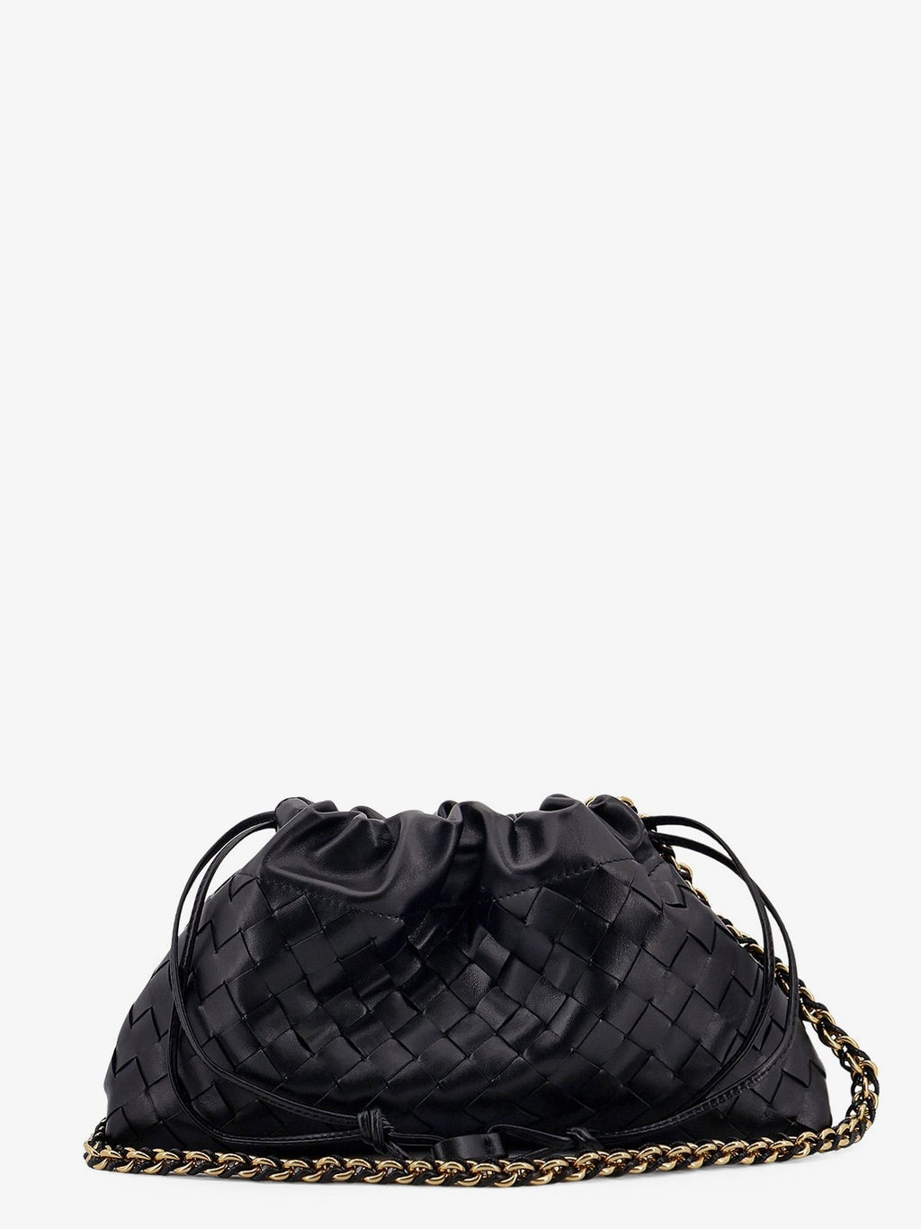 Bottega Veneta Leather Dustbag clutch with Intrecciato motif