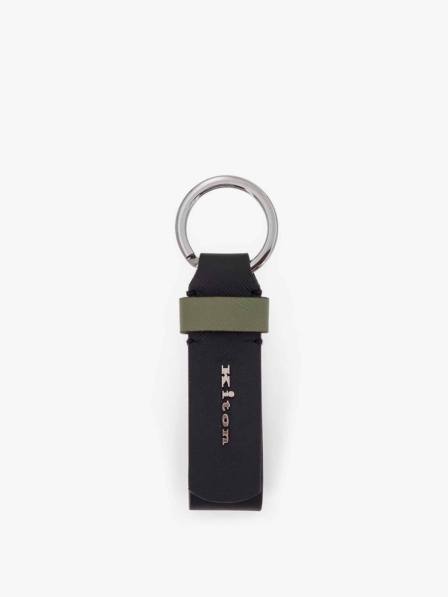 KITON CIRO PAONE Leather keyring