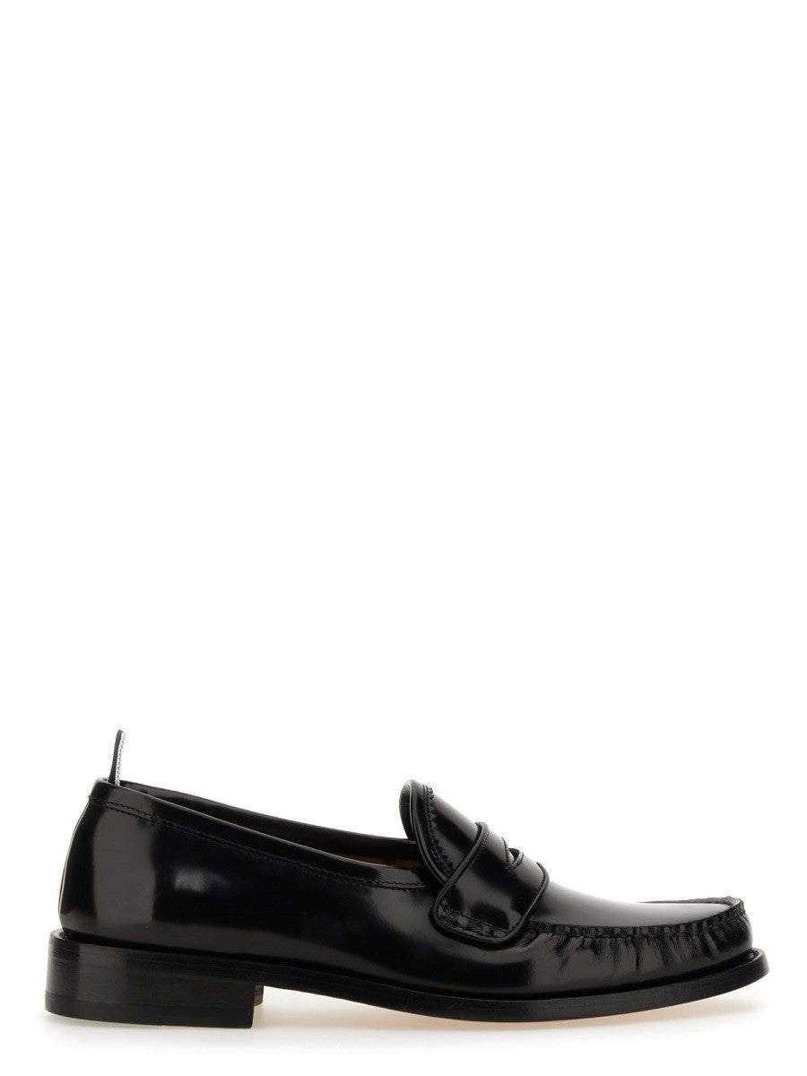 THOM BROWNE LEATHER LOAFER