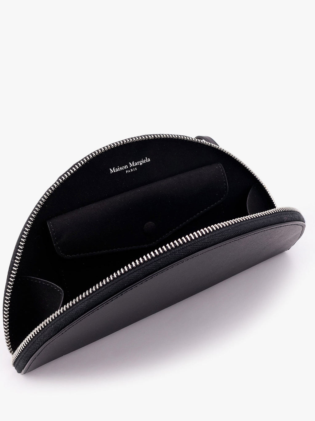 Maison Margiela Leather pochette with iconic four stitched detail