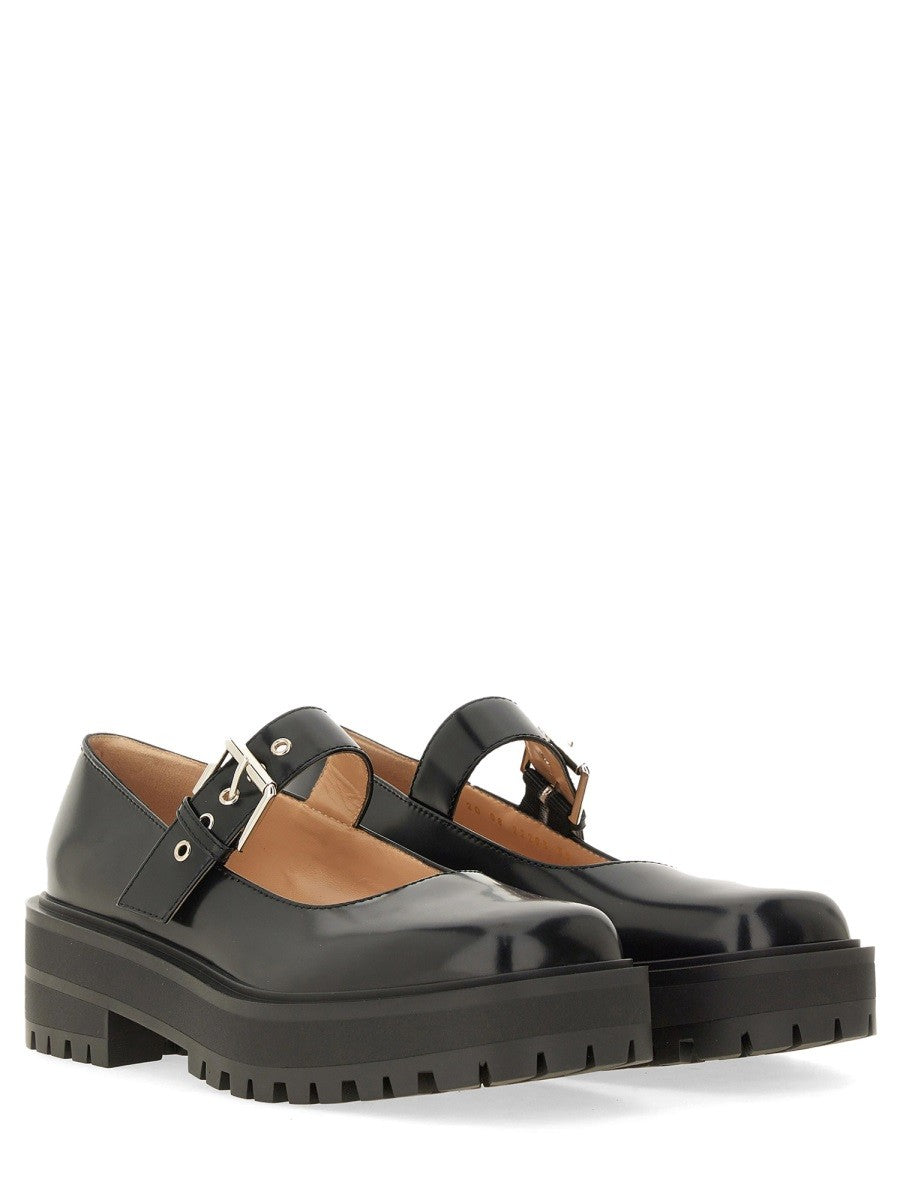 GIANVITO ROSSI LEATHER SANDAL