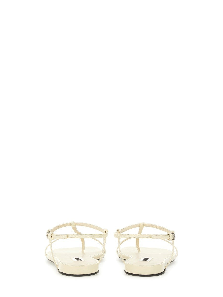 JIL SANDER LEATHER SANDAL