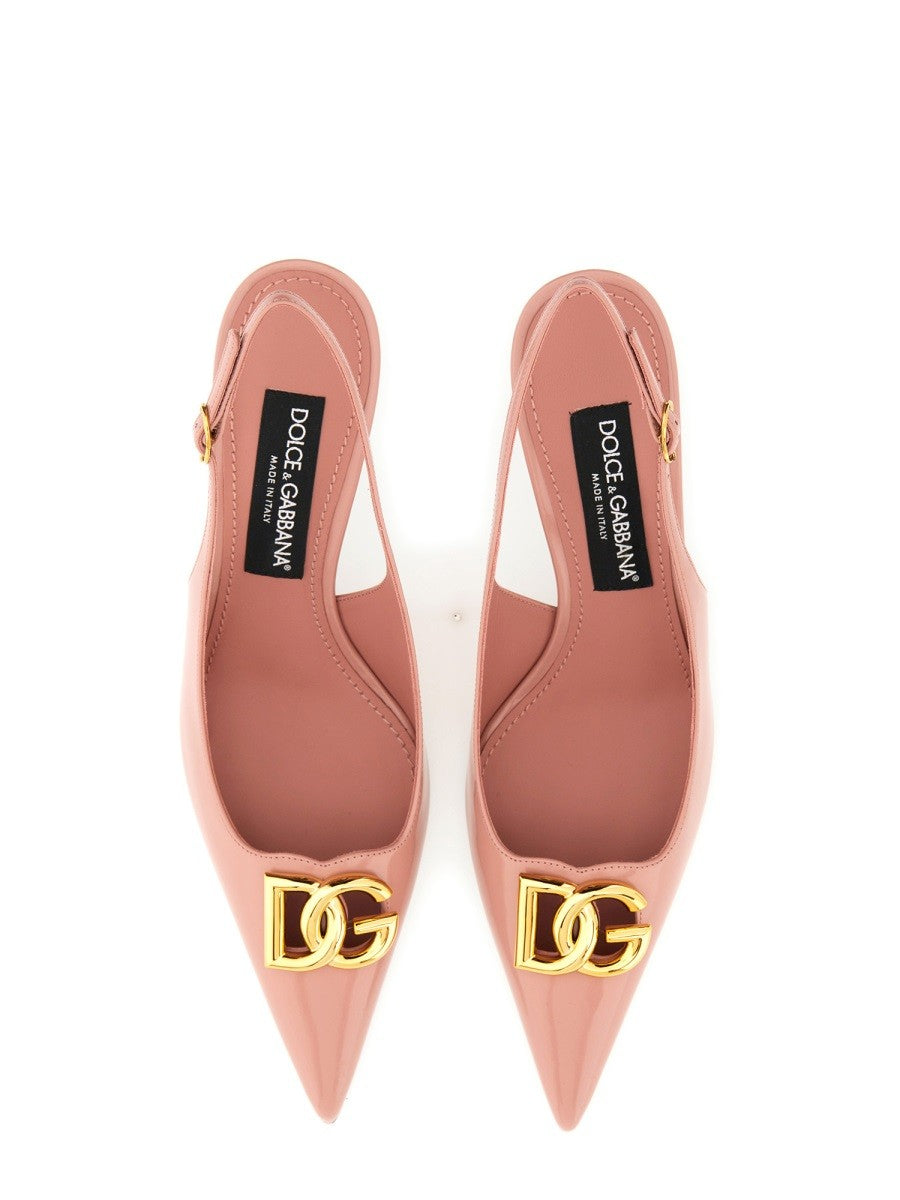 Dolce & Gabbana LEATHER SLINGBACK