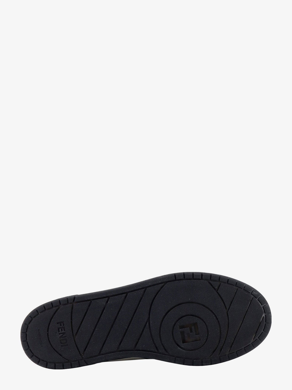 Fendi Leather sneakers with ff lateral logo