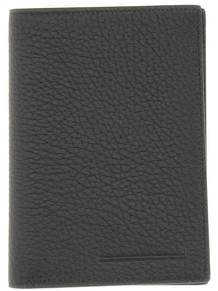 TOM FORD LEATHER "T" CARD HOLDER