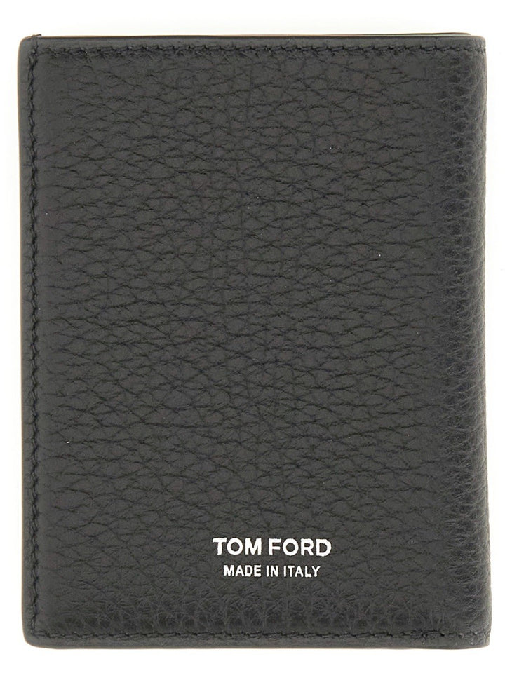 TOM FORD LEATHER "T" WALLET