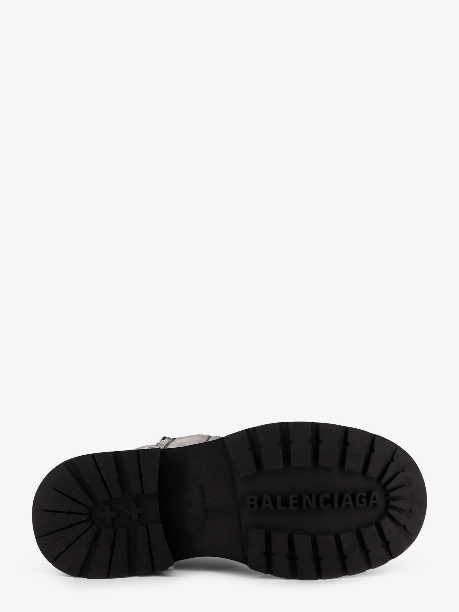 Balenciaga Leather Truck Laceup Boot