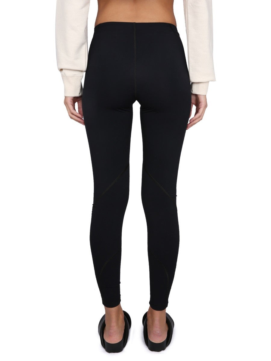 JIL SANDER LEGGINGS WITH LOGO